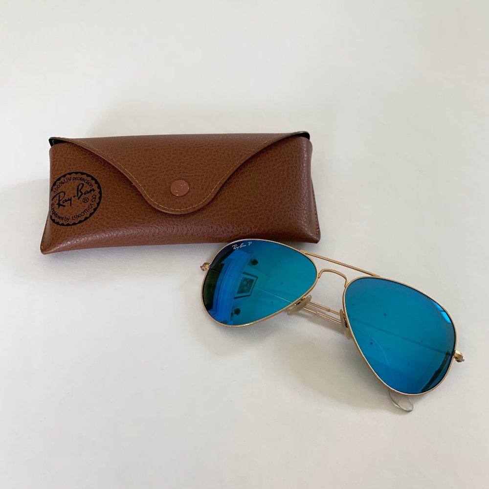 POLARIZED Ray-Ban Aviator Sunglasses